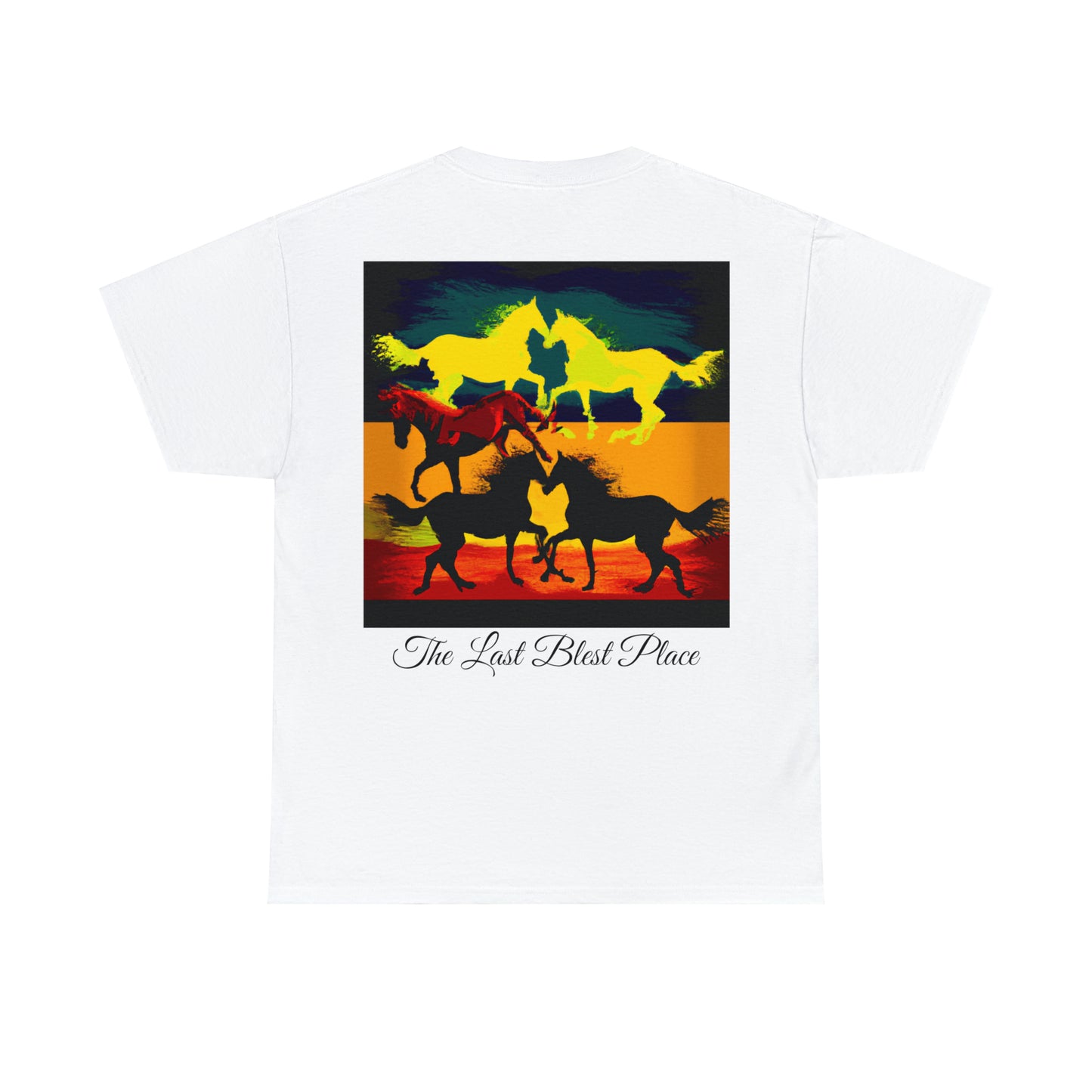 Montana Wild Horses - Unisex Heavy Cotton Tee