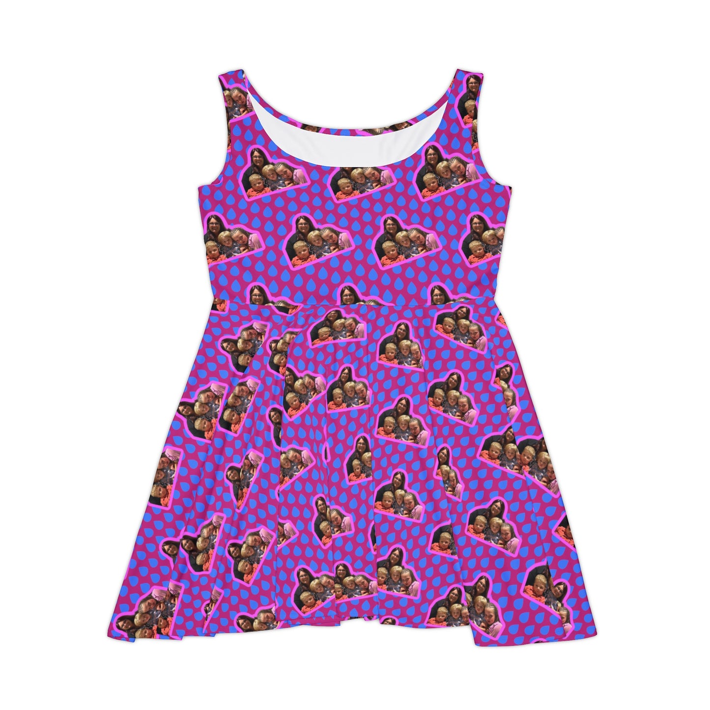 Meemaw grand babies - Women's Skater Dress (AOP)