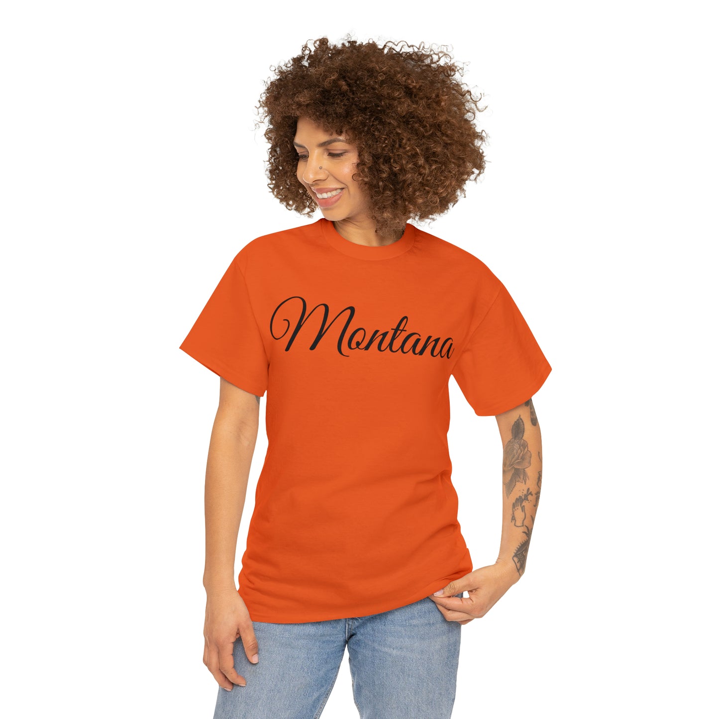 Montana Wild Horses - Unisex Heavy Cotton Tee