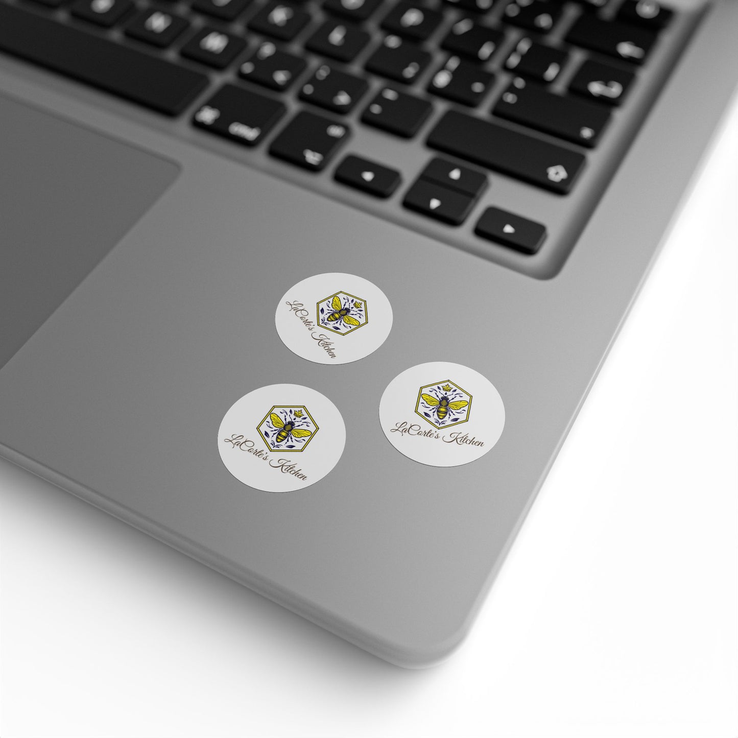 Custom Round Sticker Rolls for Labels, Bee Kitchen Decor, Personalized Gifts, Party Favors, Holiday Packaging