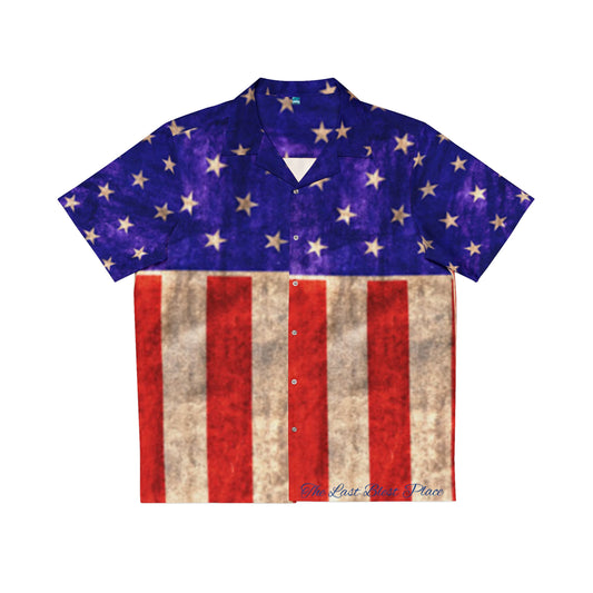 The Last Blest American Flag - Men's Hawaiian Shirt (AOP)