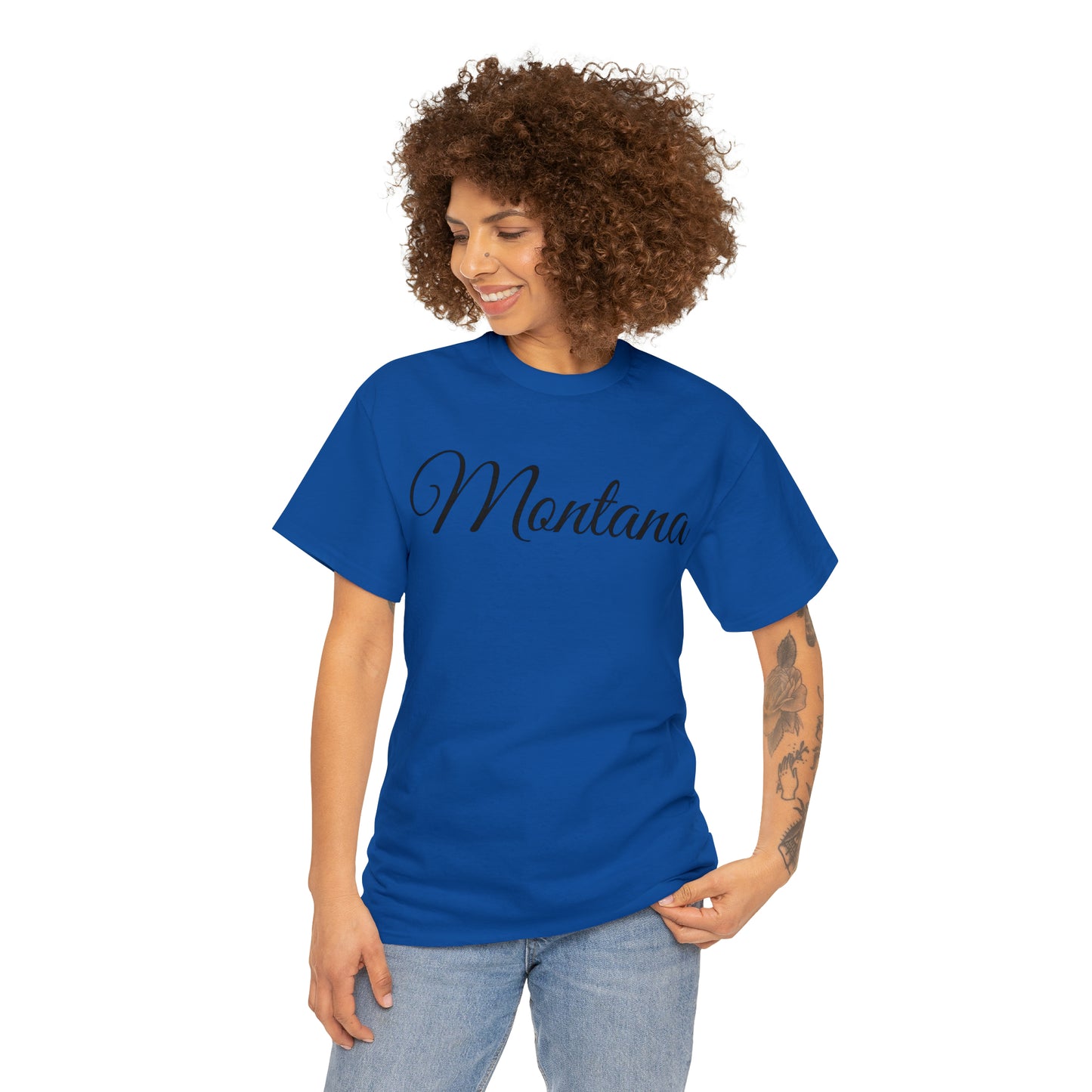 Montana Wild Horses - Unisex Heavy Cotton Tee