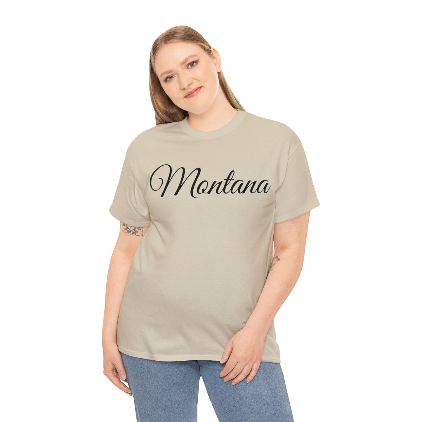 Montana Wild Horses - Unisex Heavy Cotton Tee