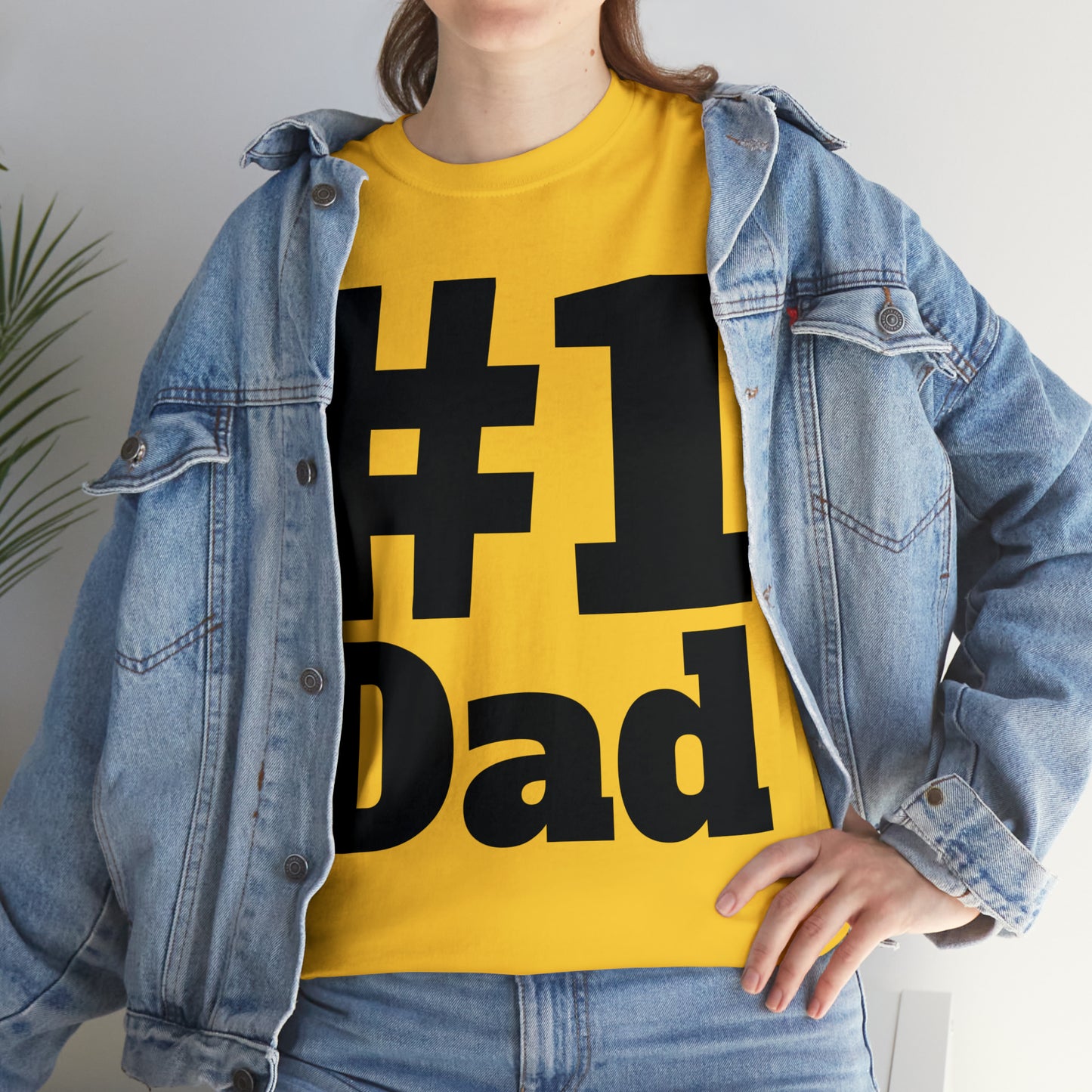 #1 Dad - Happy Fathers Day Special - Unisex Heavy Cotton Tee