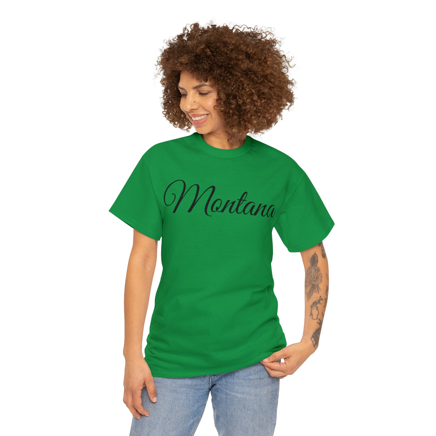 Montana Wild Horses - Unisex Heavy Cotton Tee