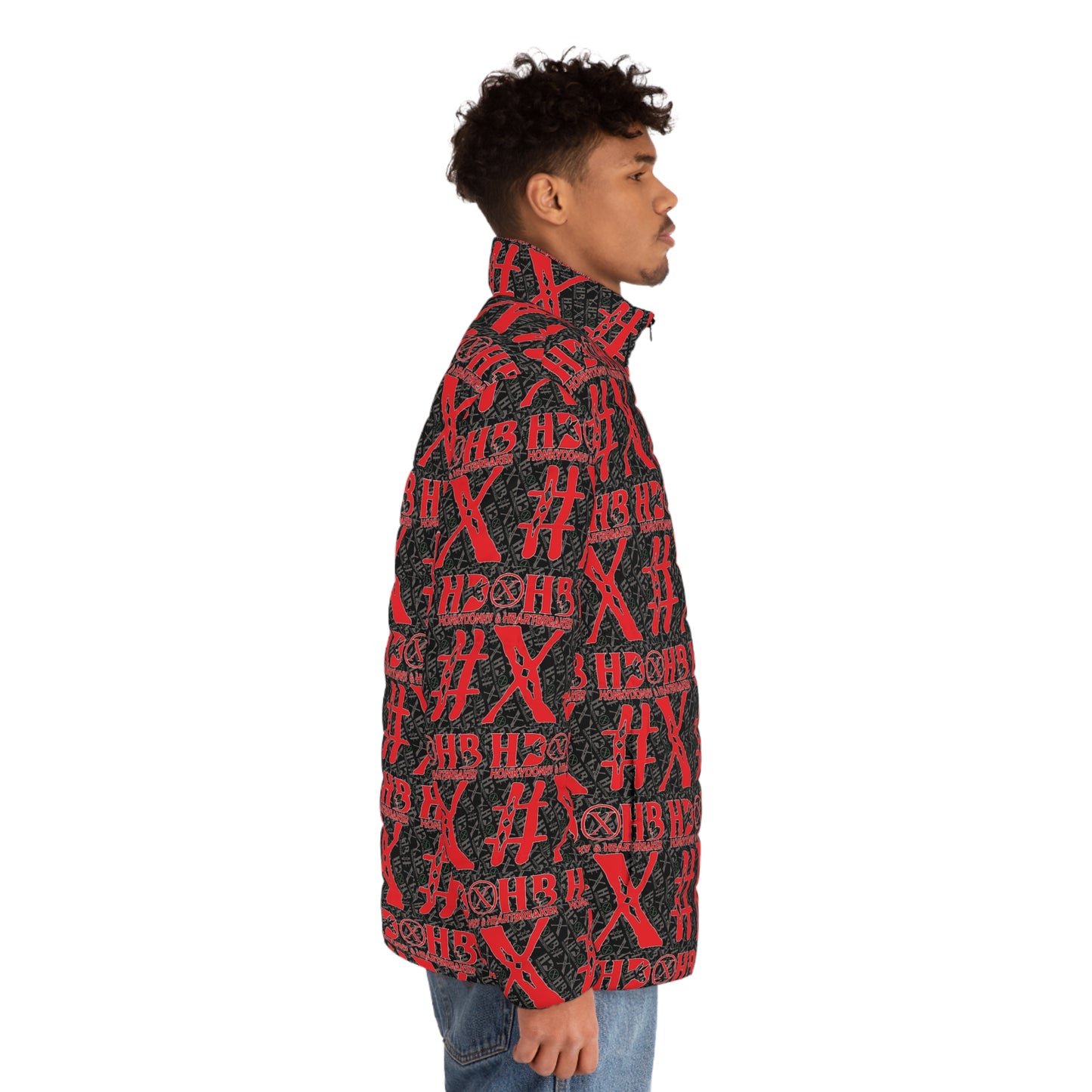 HD&HB - Men's Puffer Jacket (AOP)