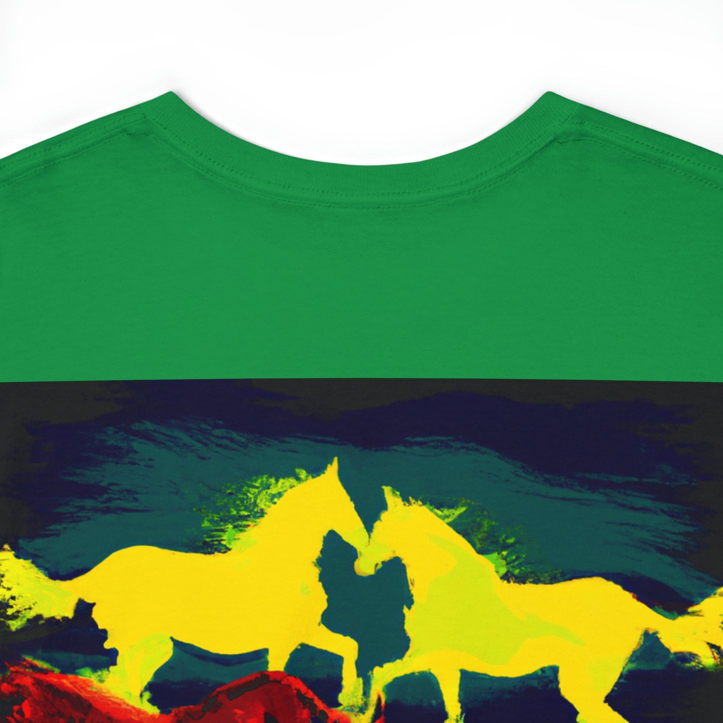 Montana Wild Horses - Unisex Heavy Cotton Tee