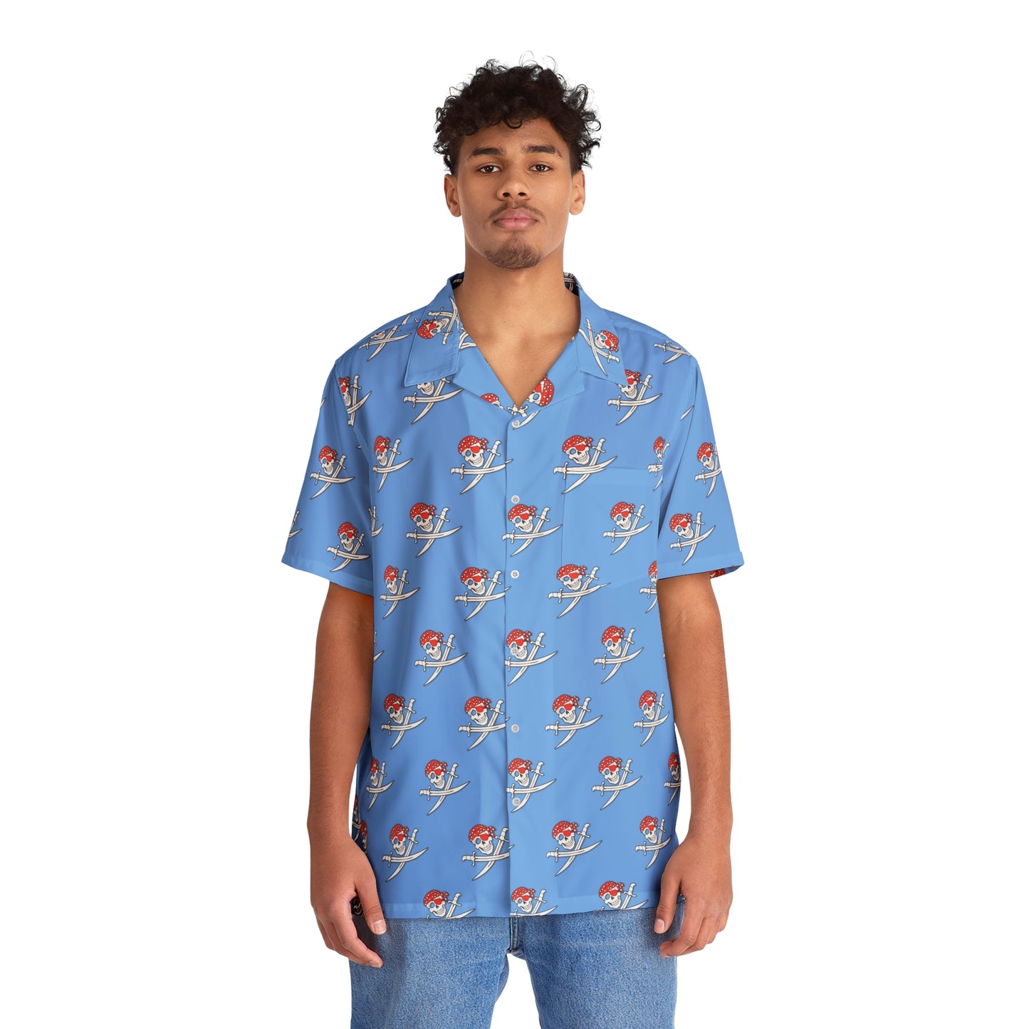 jolly rog - Men's Hawaiian Shirt (AOP)