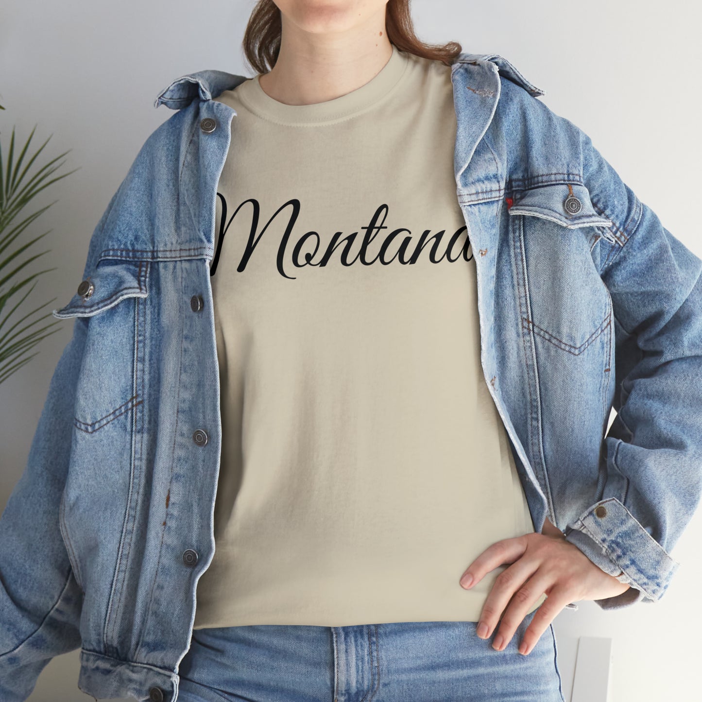 Montana Wild Horses - Unisex Heavy Cotton Tee