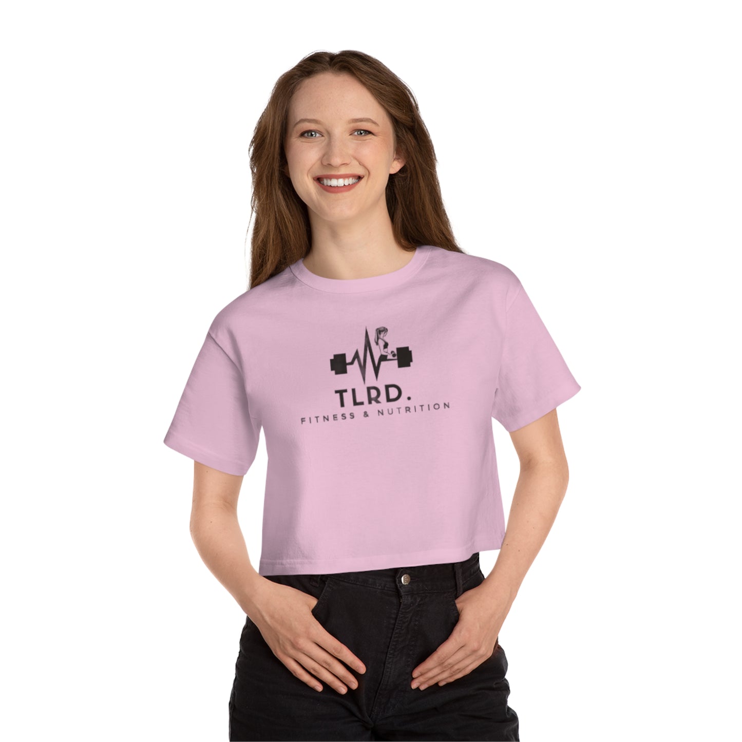 TLRD Fitness & Nutrition Cropped T-Shirt for Active Women
