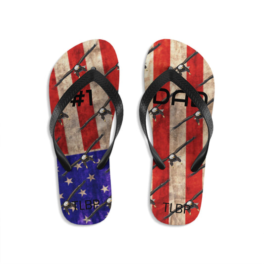 #1 DAD - Unisex Flip-Flops