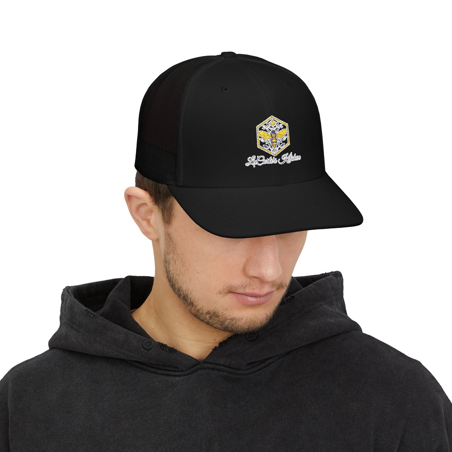 Embroidered Snapback Trucker Cap - Stylish Accessories for Outdoors, Casual Wear, Gifts for Him/Her, Summer Fashion, Festival Ready