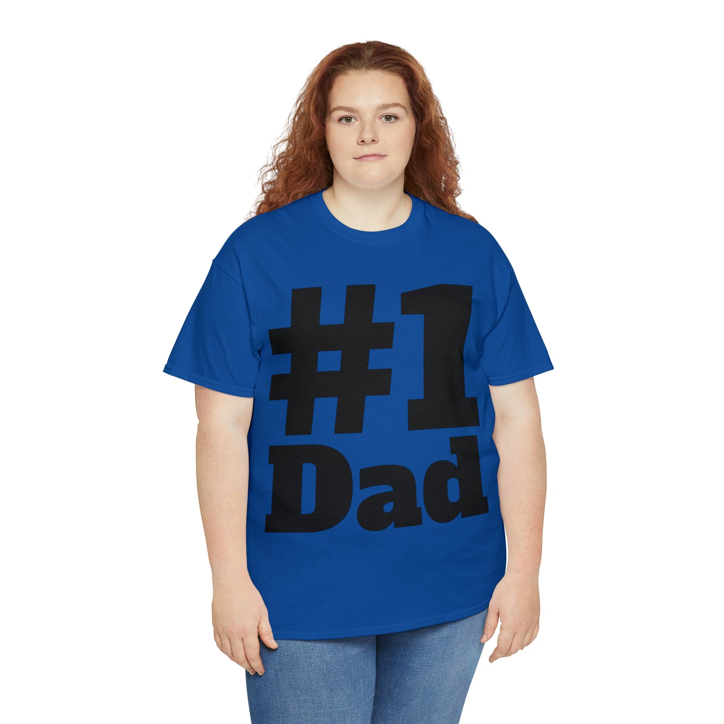 #1 Dad - Happy Fathers Day Special - Unisex Heavy Cotton Tee