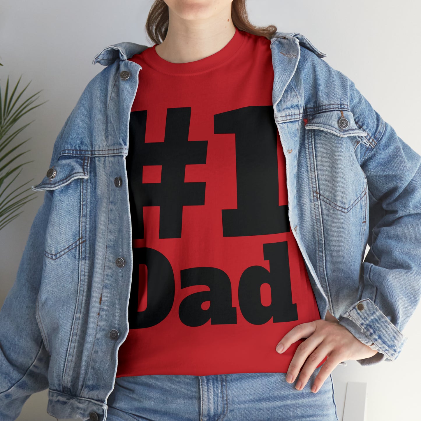 #1 Dad - Happy Fathers Day Special - Unisex Heavy Cotton Tee