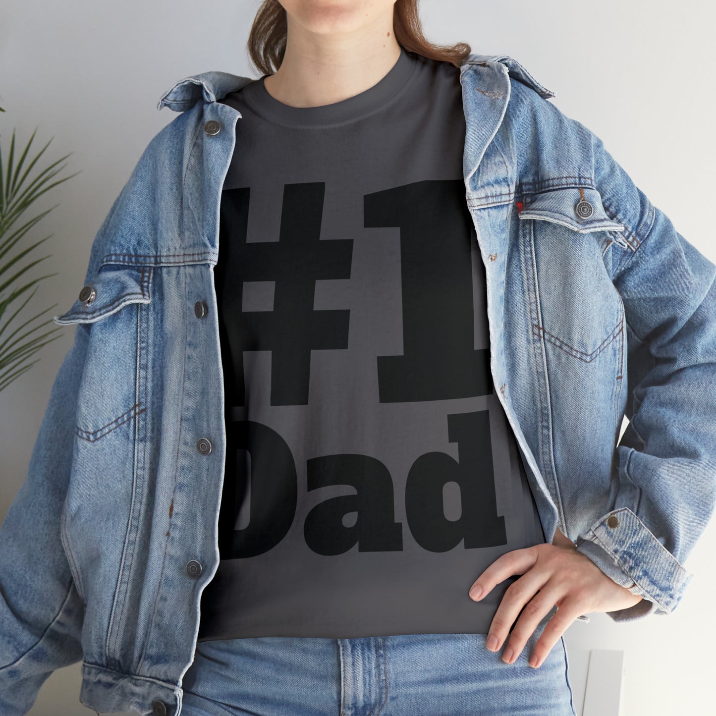 #1 Dad - Happy Fathers Day Special - Unisex Heavy Cotton Tee