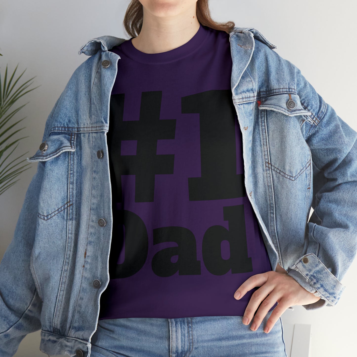 #1 Dad - Happy Fathers Day Special - Unisex Heavy Cotton Tee