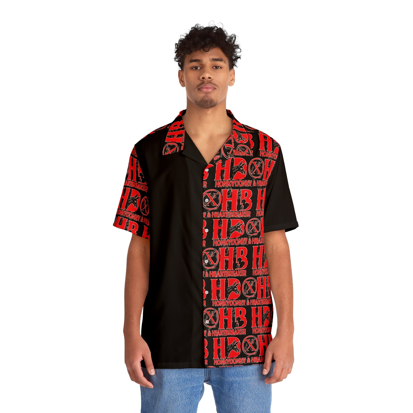 HD&HB #X RW - Men's Hawaiian Shirt (AOP)