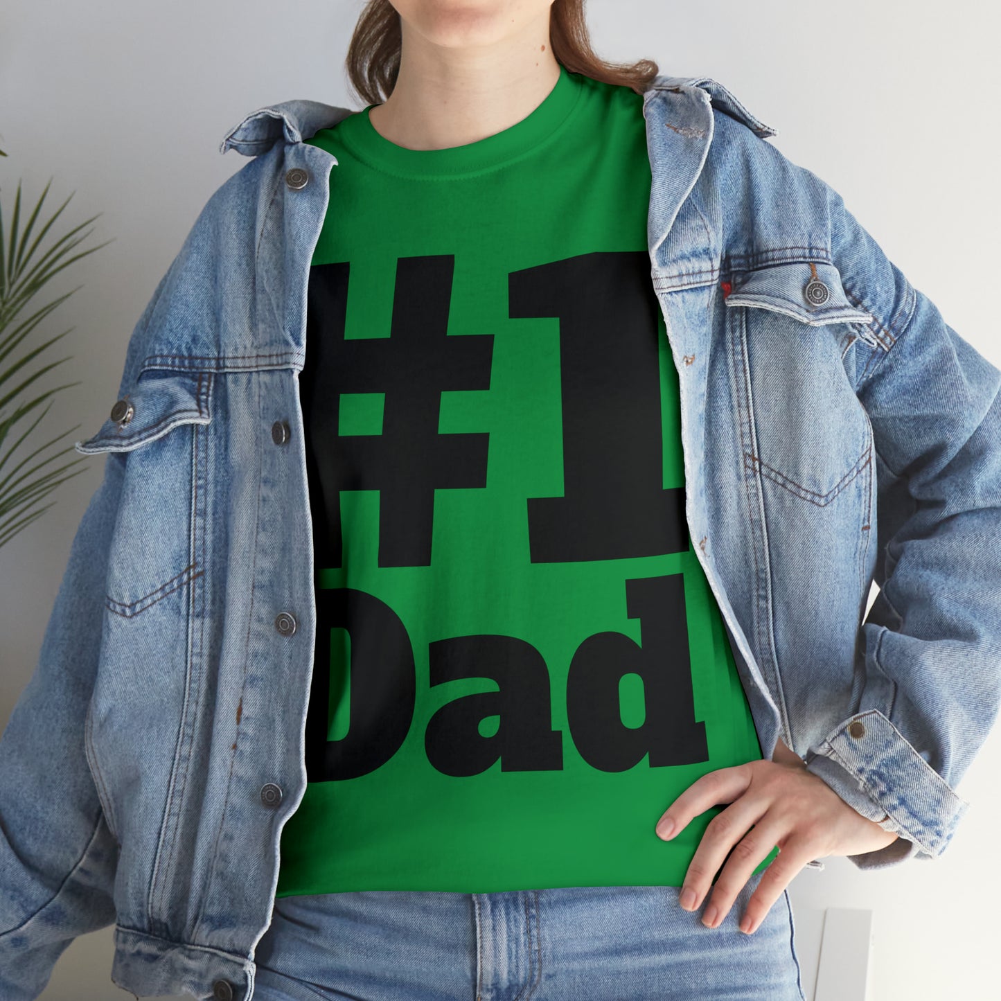 #1 Dad - Happy Fathers Day Special - Unisex Heavy Cotton Tee