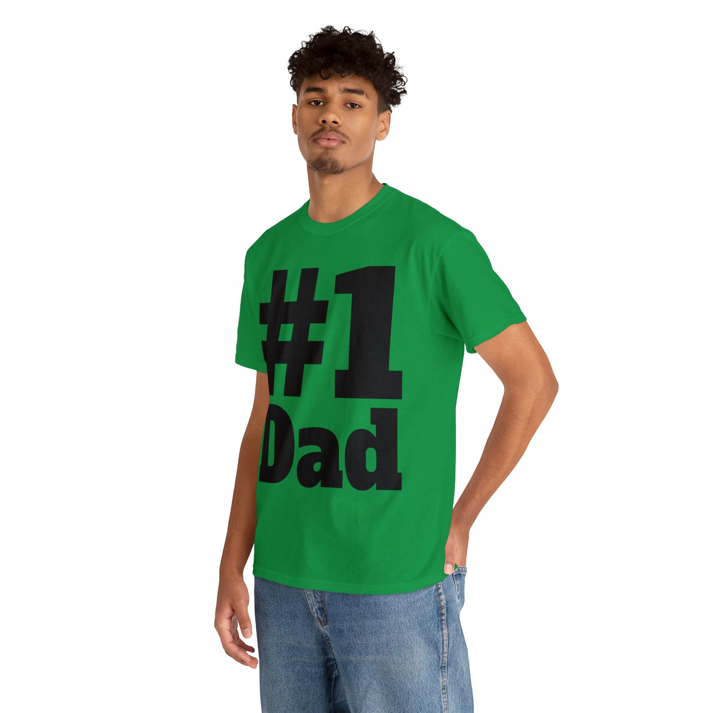 #1 Dad - Happy Fathers Day Special - Unisex Heavy Cotton Tee