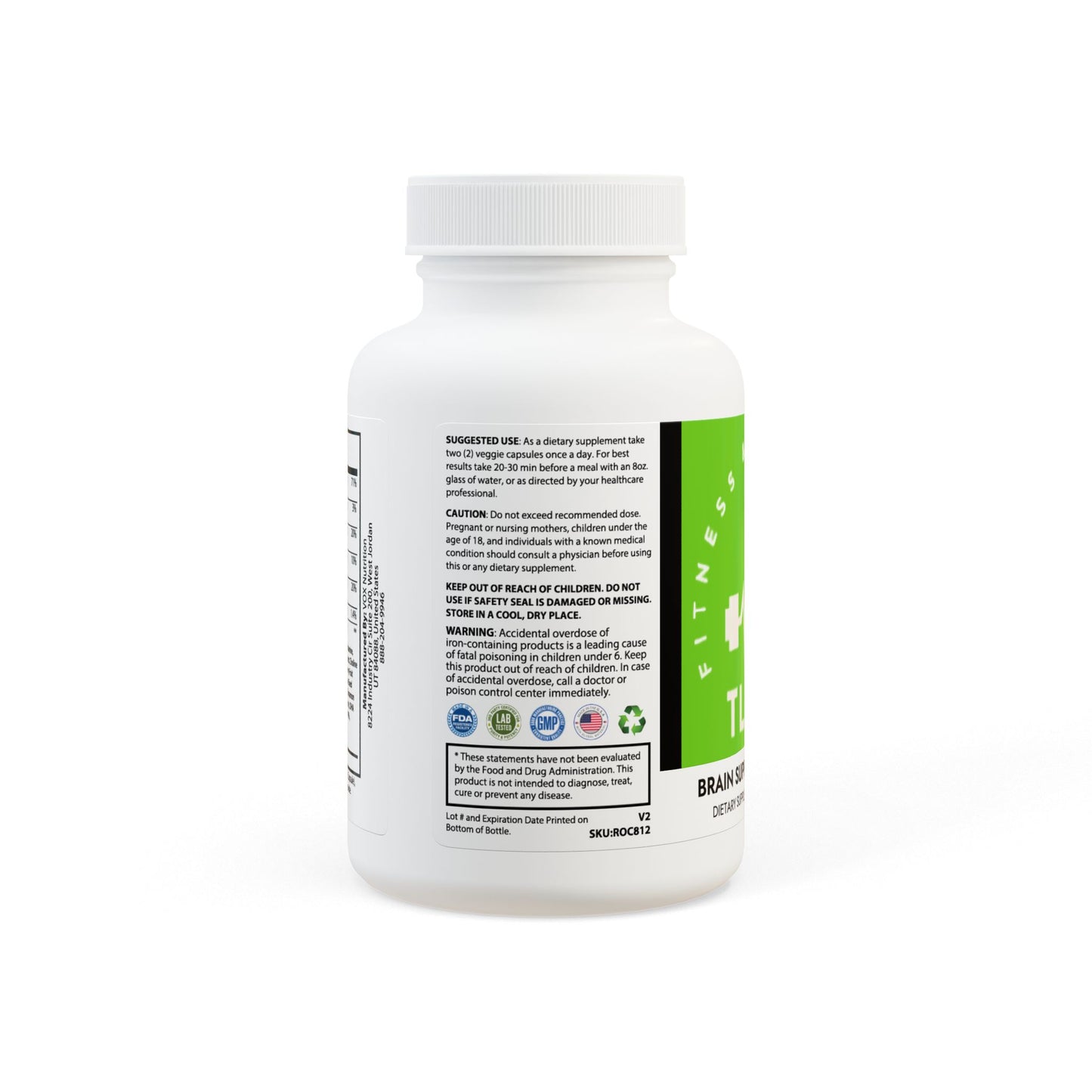 TLRD - Brain Support Complex Supplement (60 Capsules)