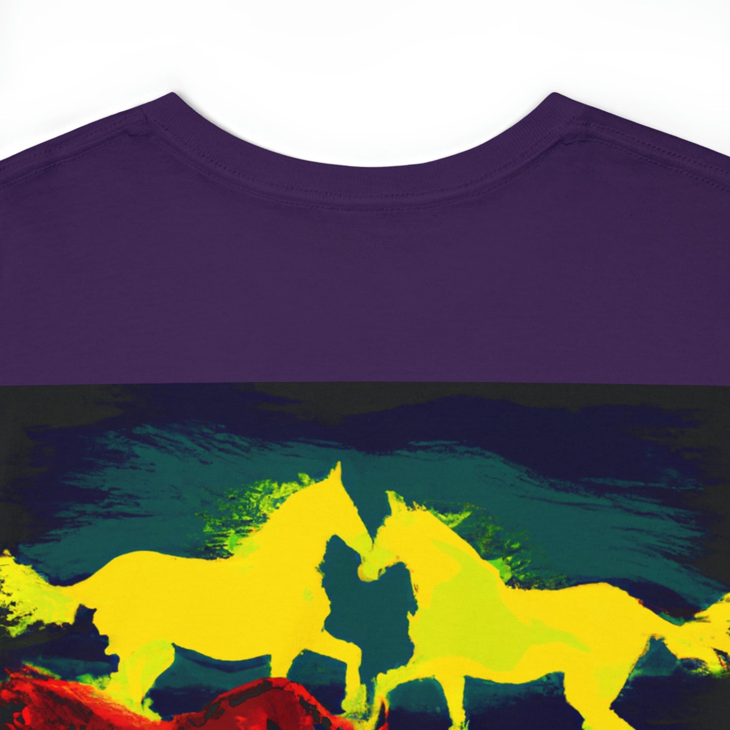 Montana Wild Horses - Unisex Heavy Cotton Tee