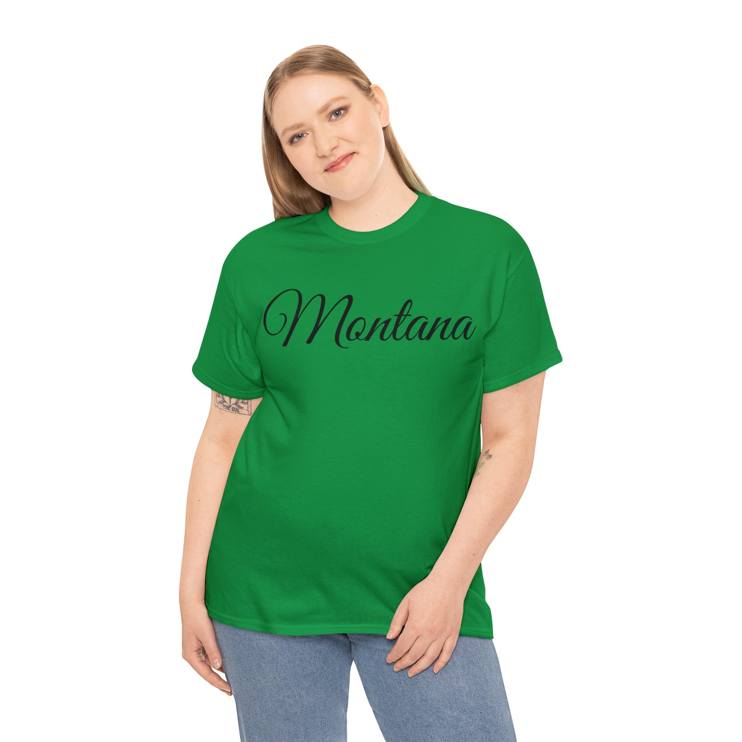 Montana Wild Horses - Unisex Heavy Cotton Tee