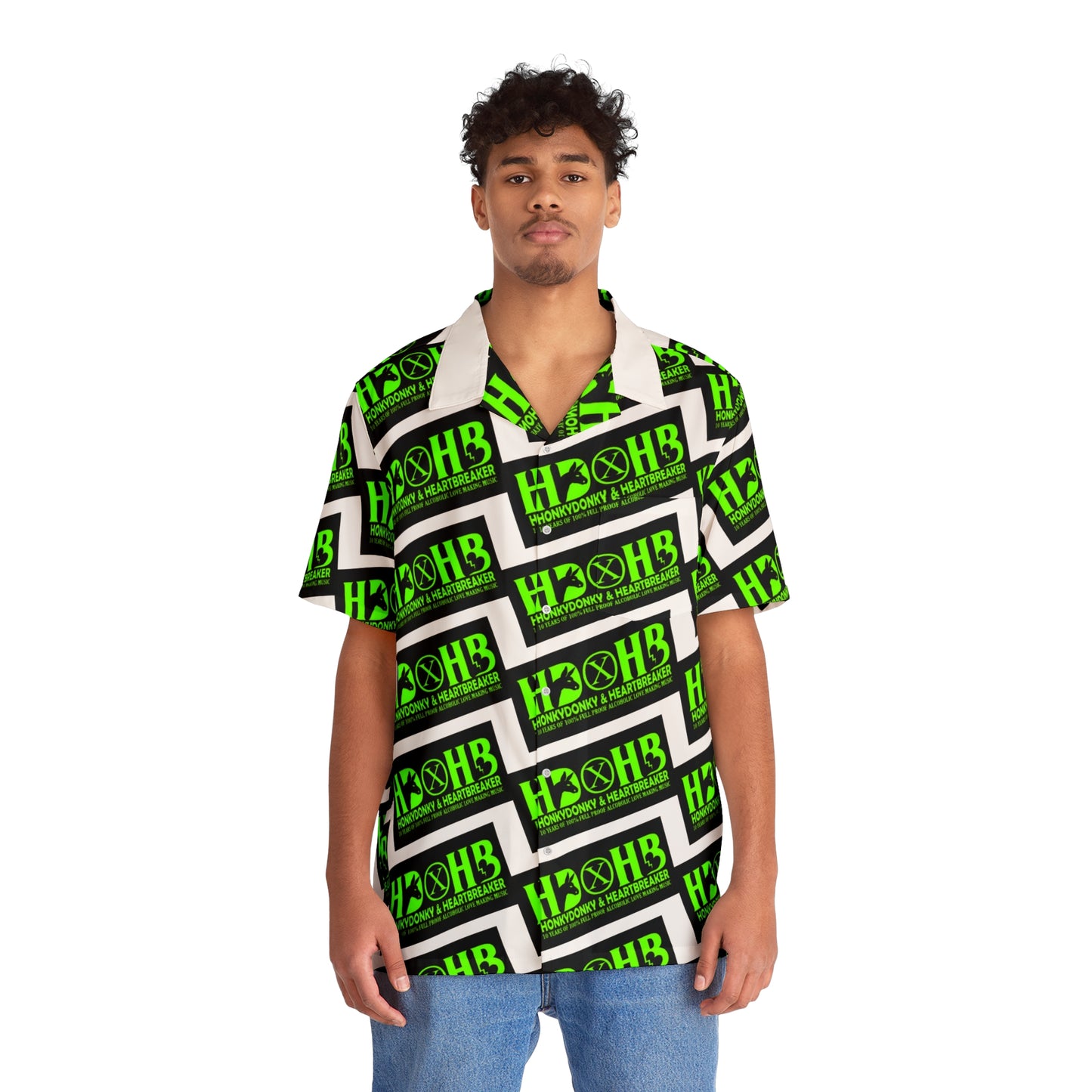 HD&HB BG - Men's Hawaiian Shirt (AOP)