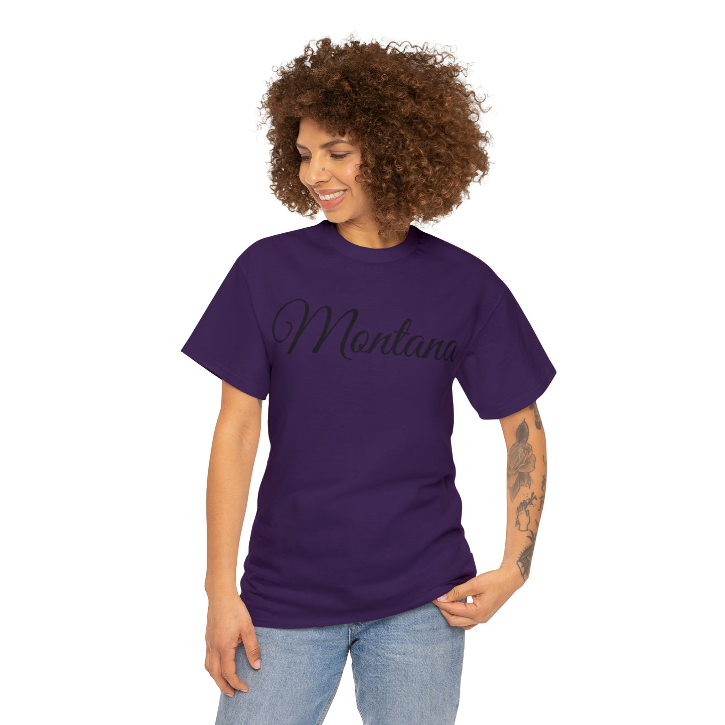 Montana Wild Horses - Unisex Heavy Cotton Tee