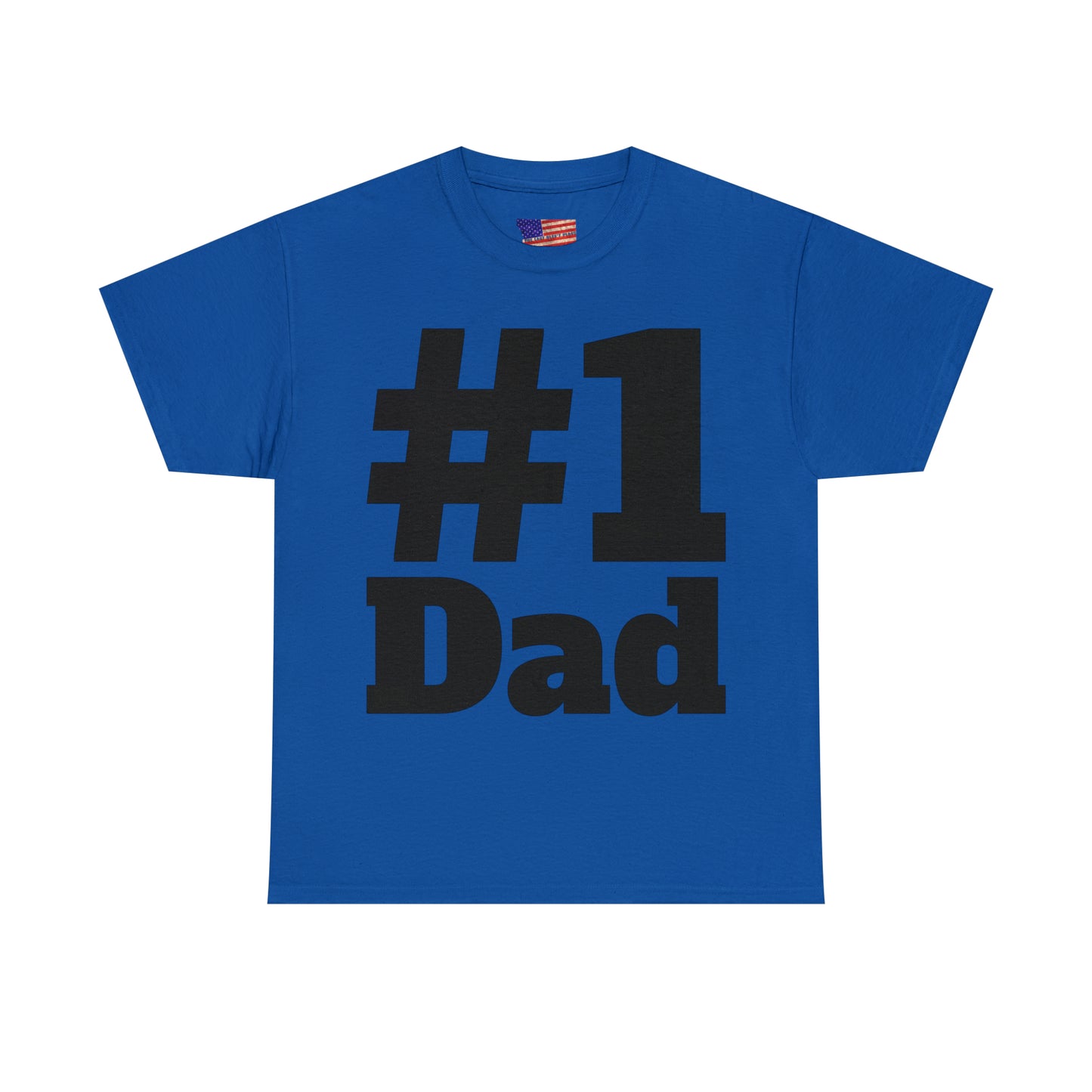 #1 Dad - Happy Fathers Day Special - Unisex Heavy Cotton Tee