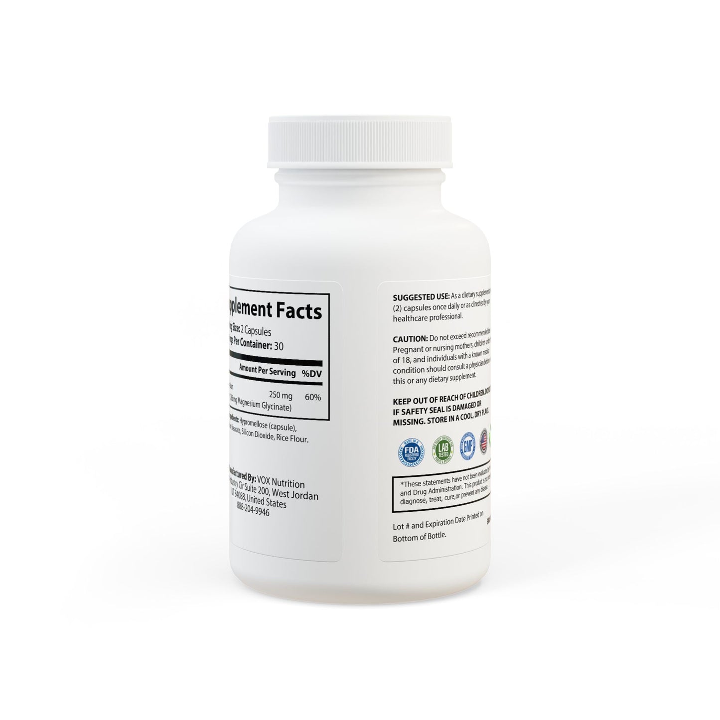 TLRD - Magnesium Glycinate Supplement (60 Capsules)