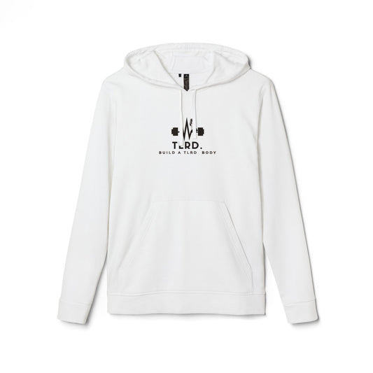 TLRD - Adidas Unisex Fleece Hoodie - Build a T.L.R.D. Body Workout Sweatshirt