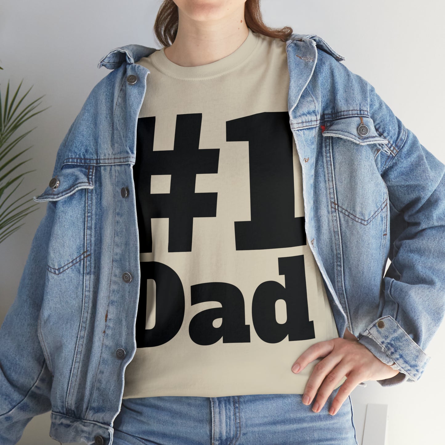 #1 Dad - Happy Fathers Day Special - Unisex Heavy Cotton Tee