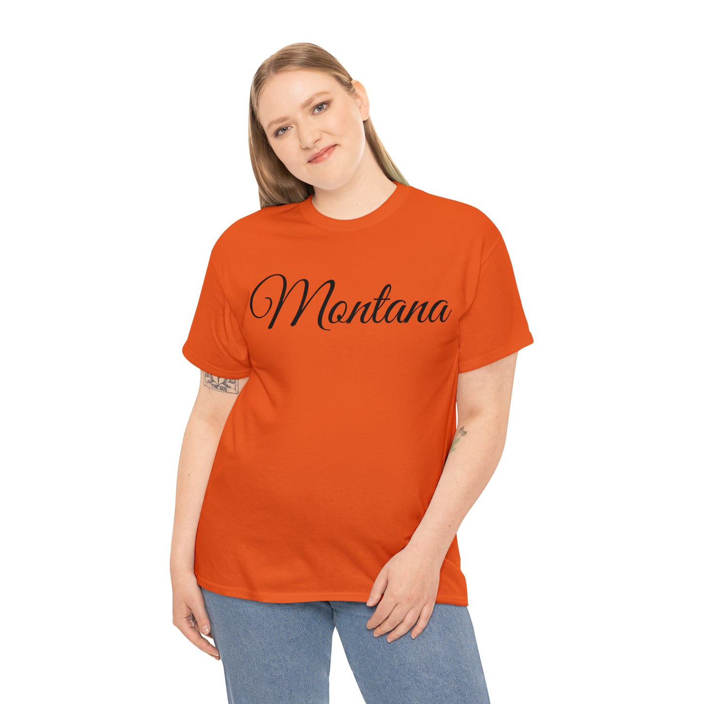 Montana Wild Horses - Unisex Heavy Cotton Tee