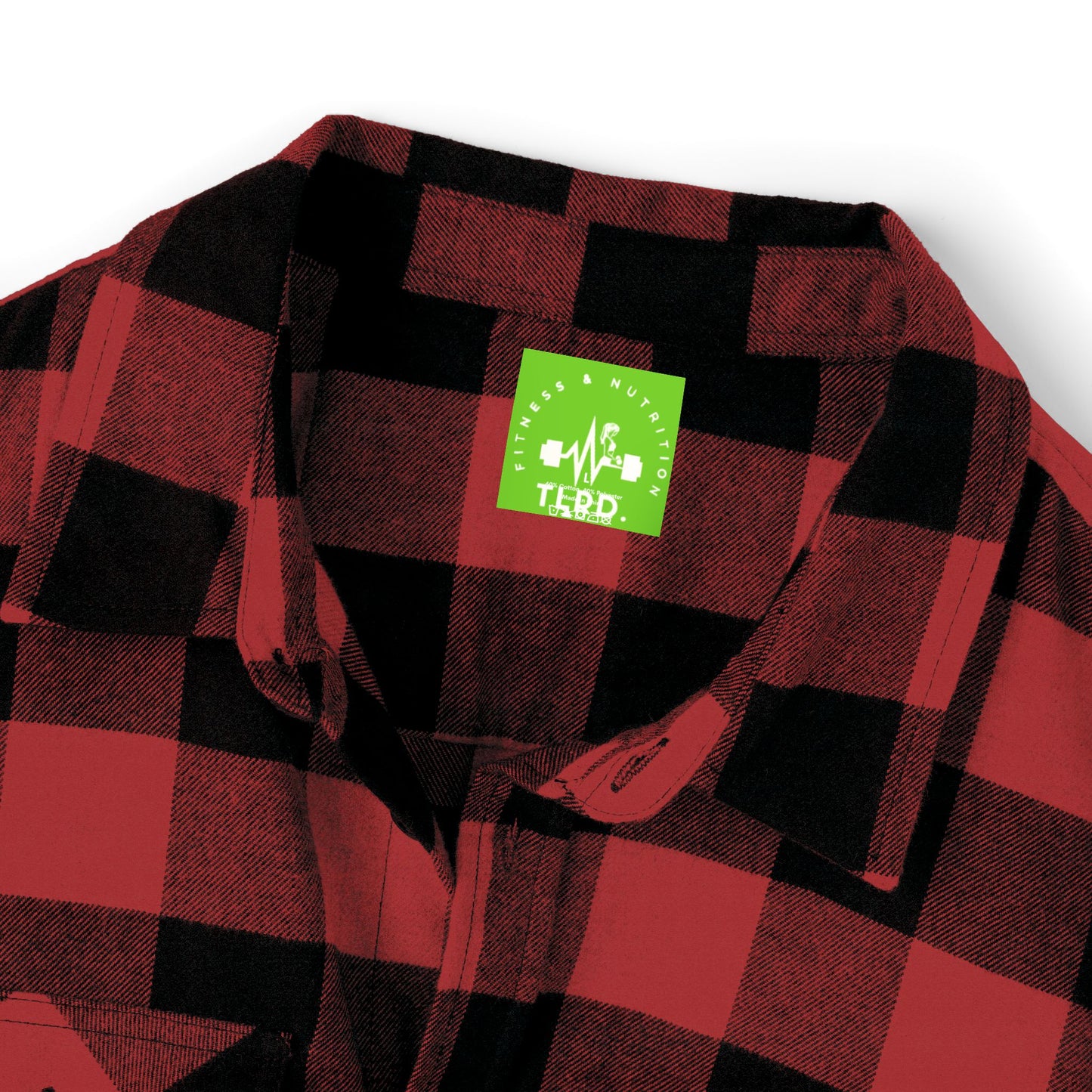 TRLD - Eco-Friendly Unisex Flannel Shirt - Fitness Vibe, Perfect for Outdoors & Gym Lovers
