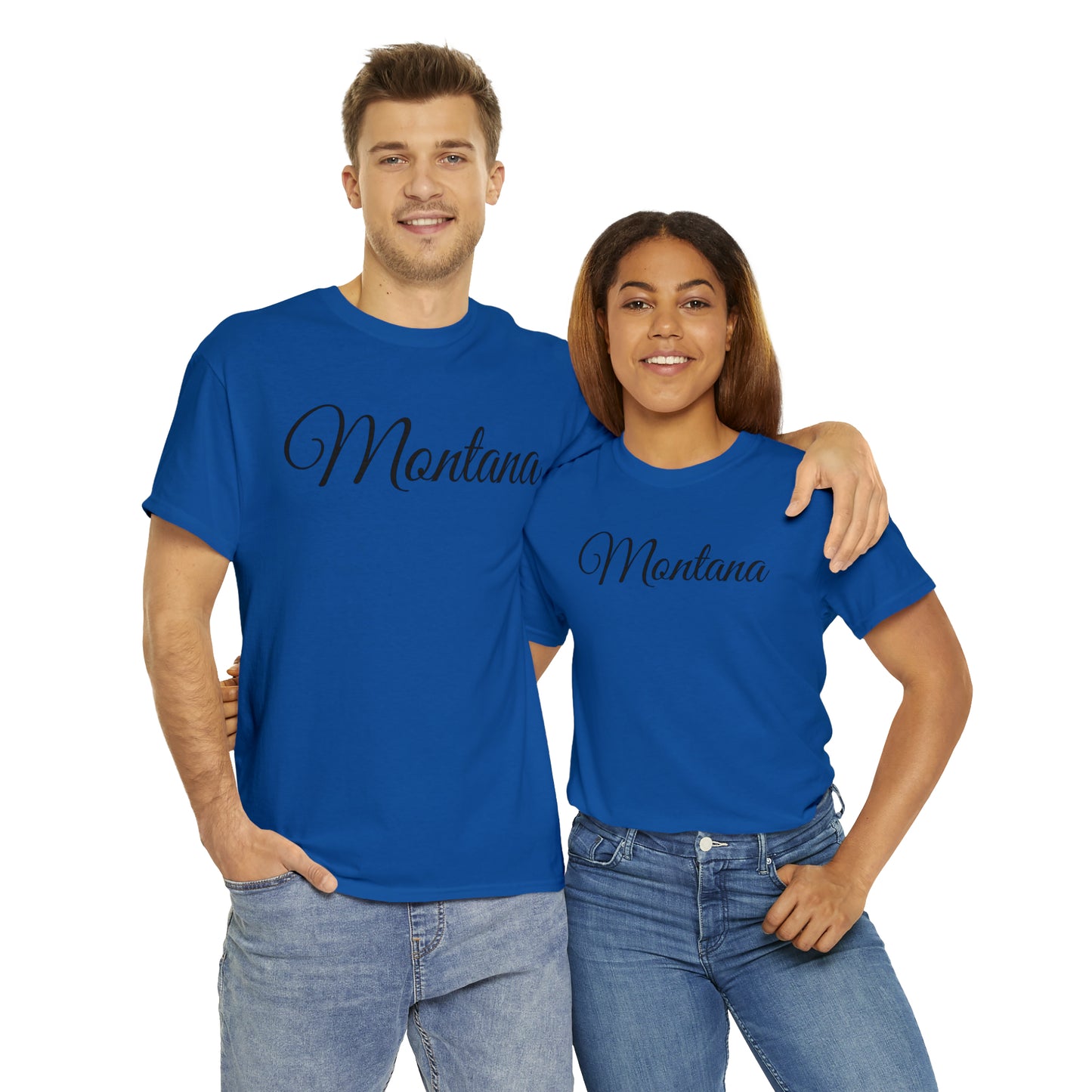 Montana Wild Horses - Unisex Heavy Cotton Tee