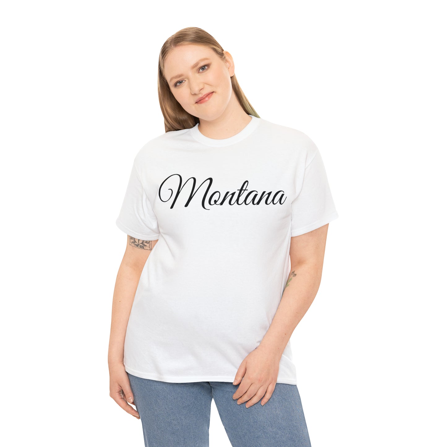 Montana Wild Horses - Unisex Heavy Cotton Tee