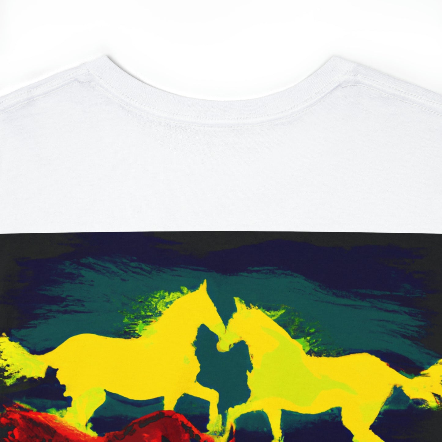 Montana Wild Horses - Unisex Heavy Cotton Tee