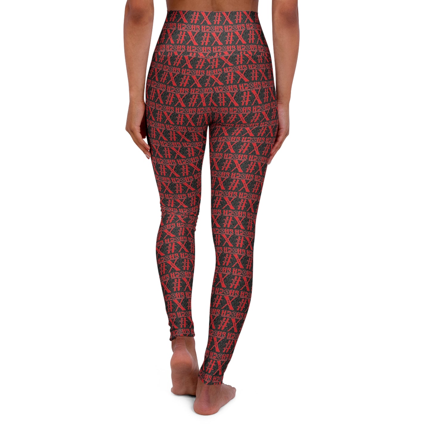 HD&HB #X - High Waisted Yoga Leggings (AOP)