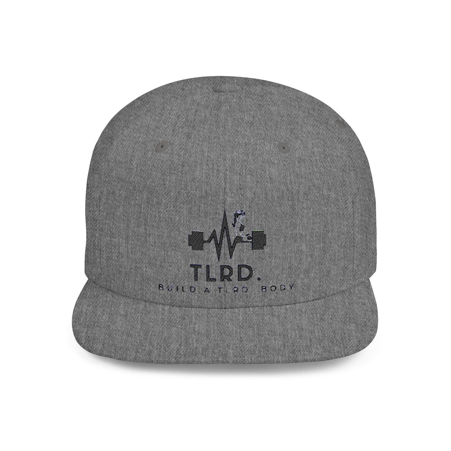 TLRD Fitness Flat Bill Snapback - Build a TLDR Body Cap for Gym Enthusiasts