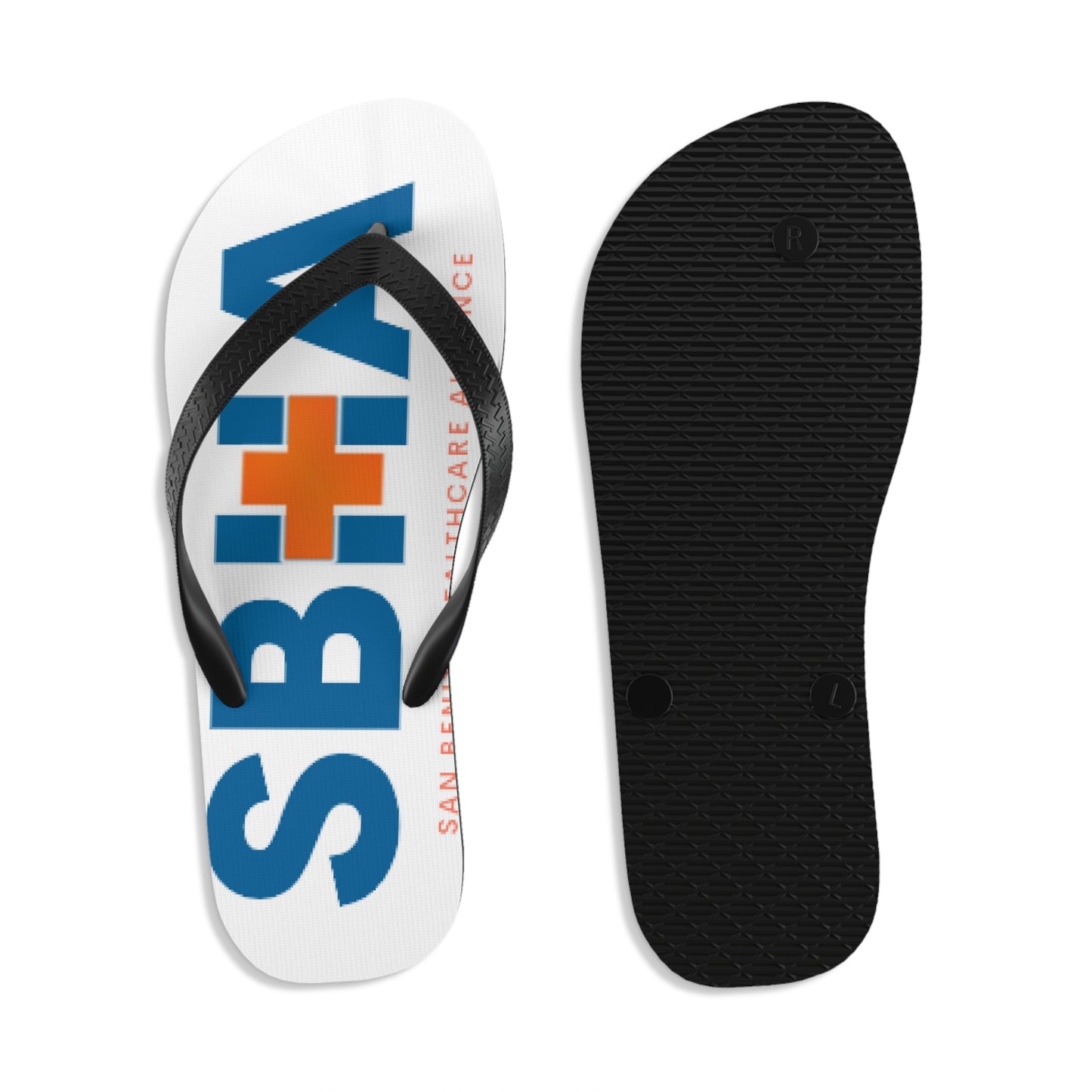 SBHA - Unisex Flip-Flops white