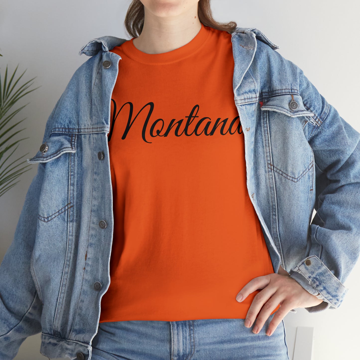 Montana Wild Horses - Unisex Heavy Cotton Tee