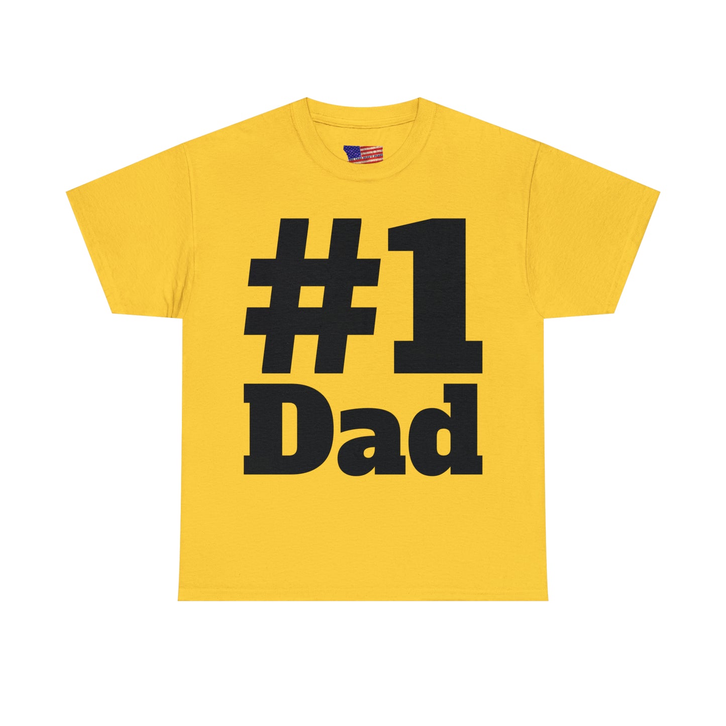 #1 Dad - Happy Fathers Day Special - Unisex Heavy Cotton Tee