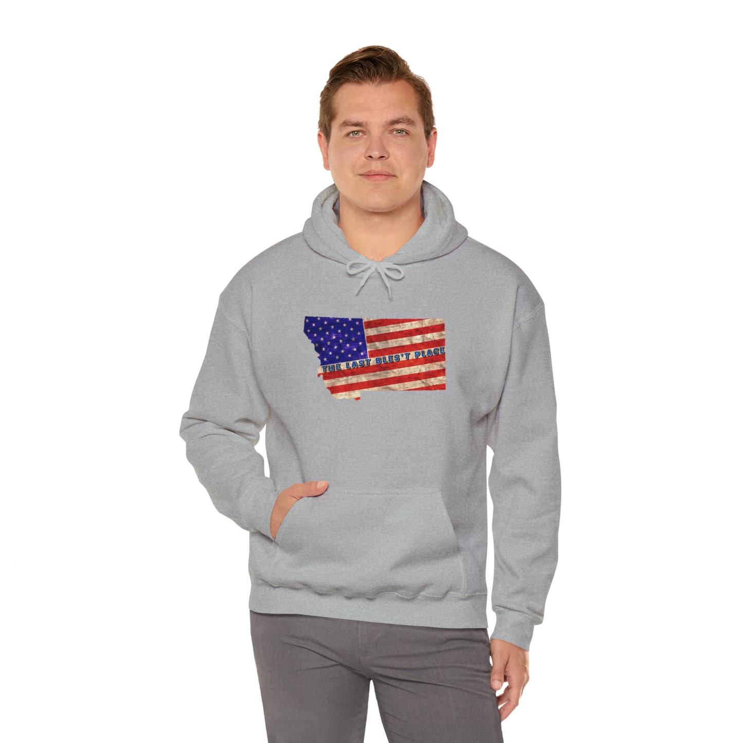 Custom The Last Blest Place - Unisex Heavy Blend™ Hooded Sweatshirt