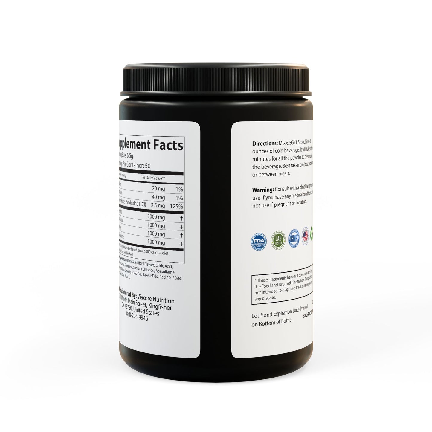 TLRD - BCAA Supplement, Grape (325g, 11.46oz, 50 servings)