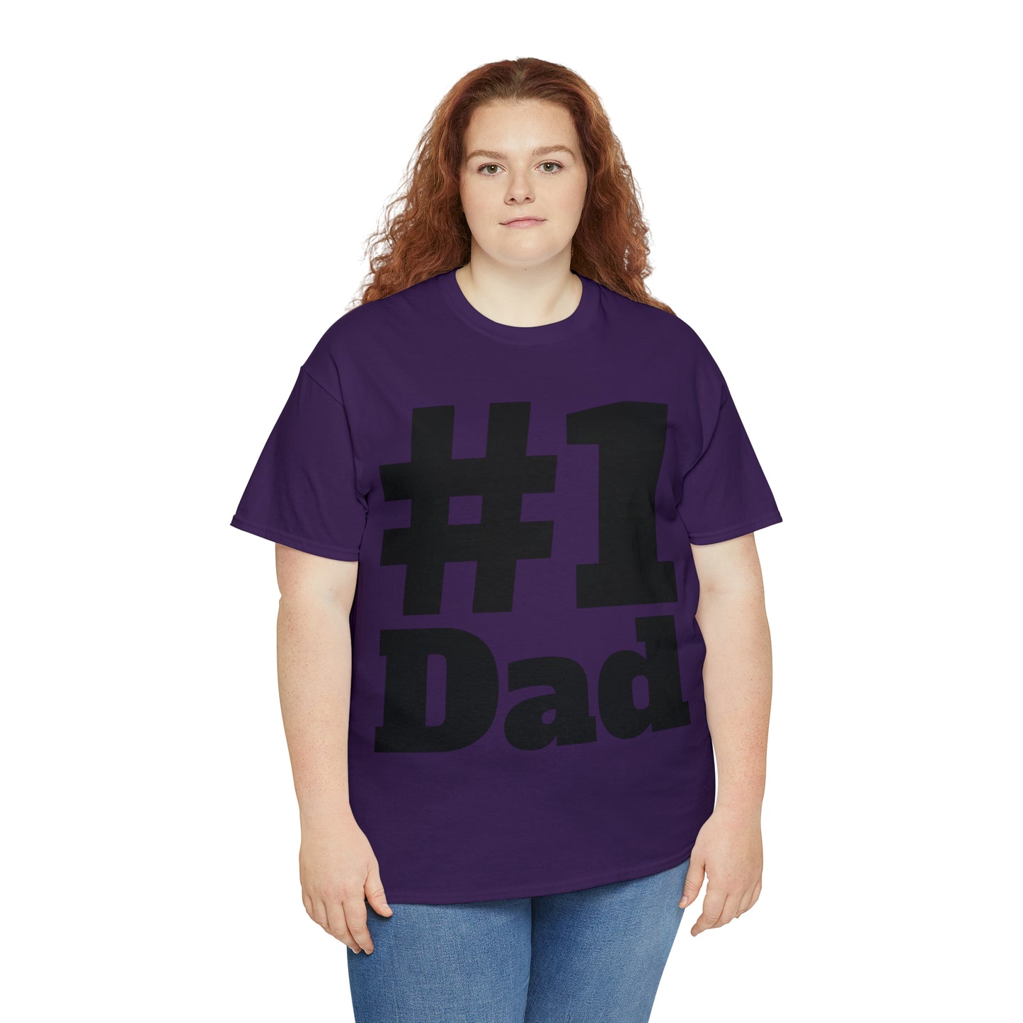 #1 Dad - Happy Fathers Day Special - Unisex Heavy Cotton Tee