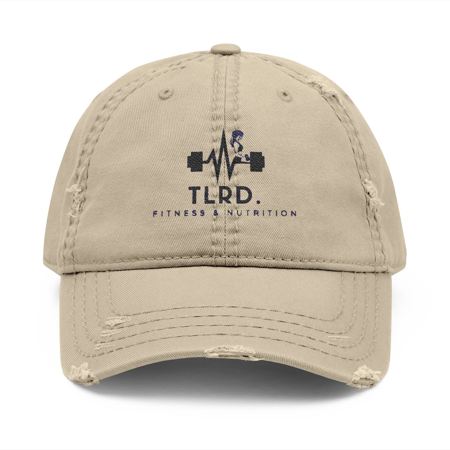 TRLD - Distressed Fitness Dad Hat -  Embroidery
