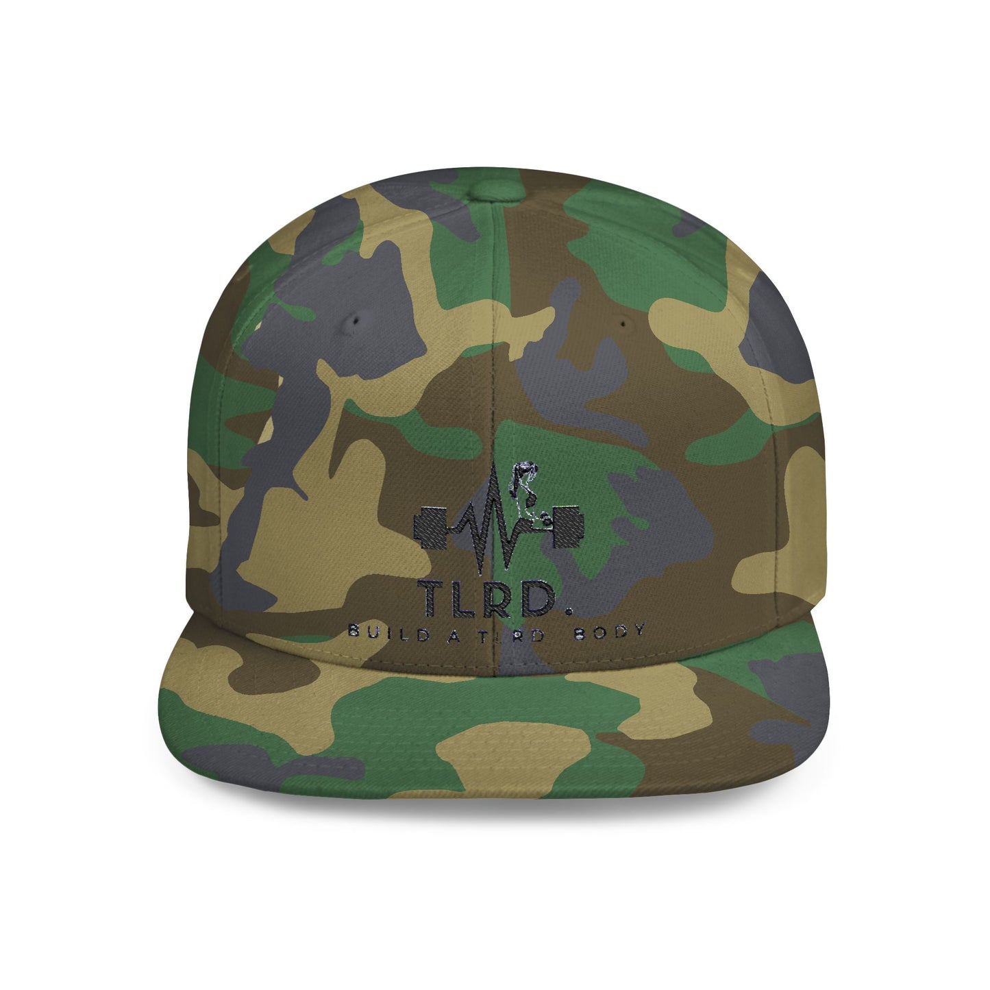 TLRD Fitness Flat Bill Snapback - Build a TLDR Body Cap for Gym Enthusiasts