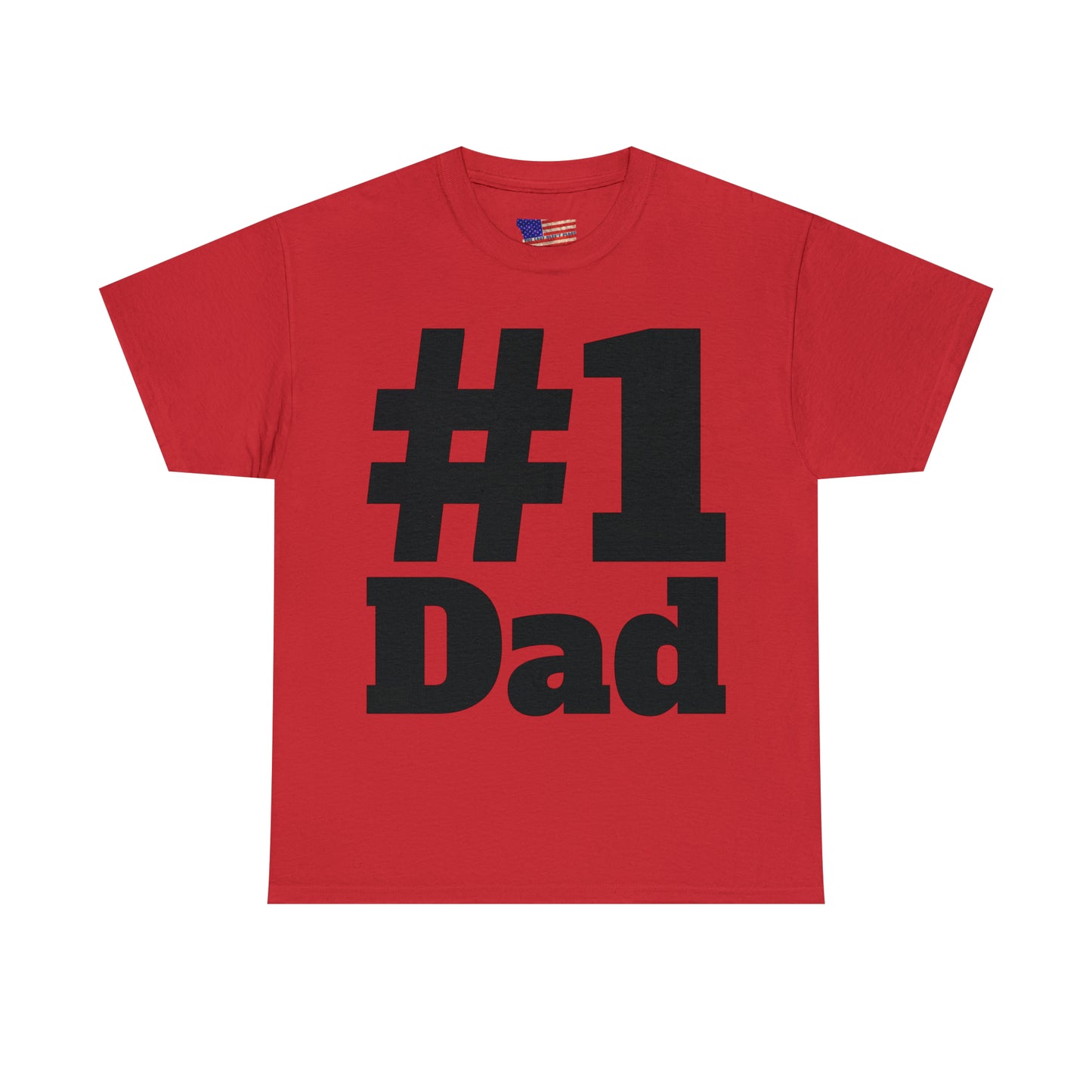 #1 Dad - Happy Fathers Day Special - Unisex Heavy Cotton Tee