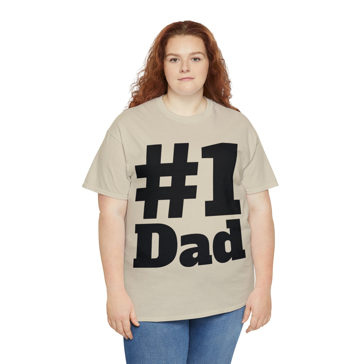 #1 Dad - Happy Fathers Day Special - Unisex Heavy Cotton Tee