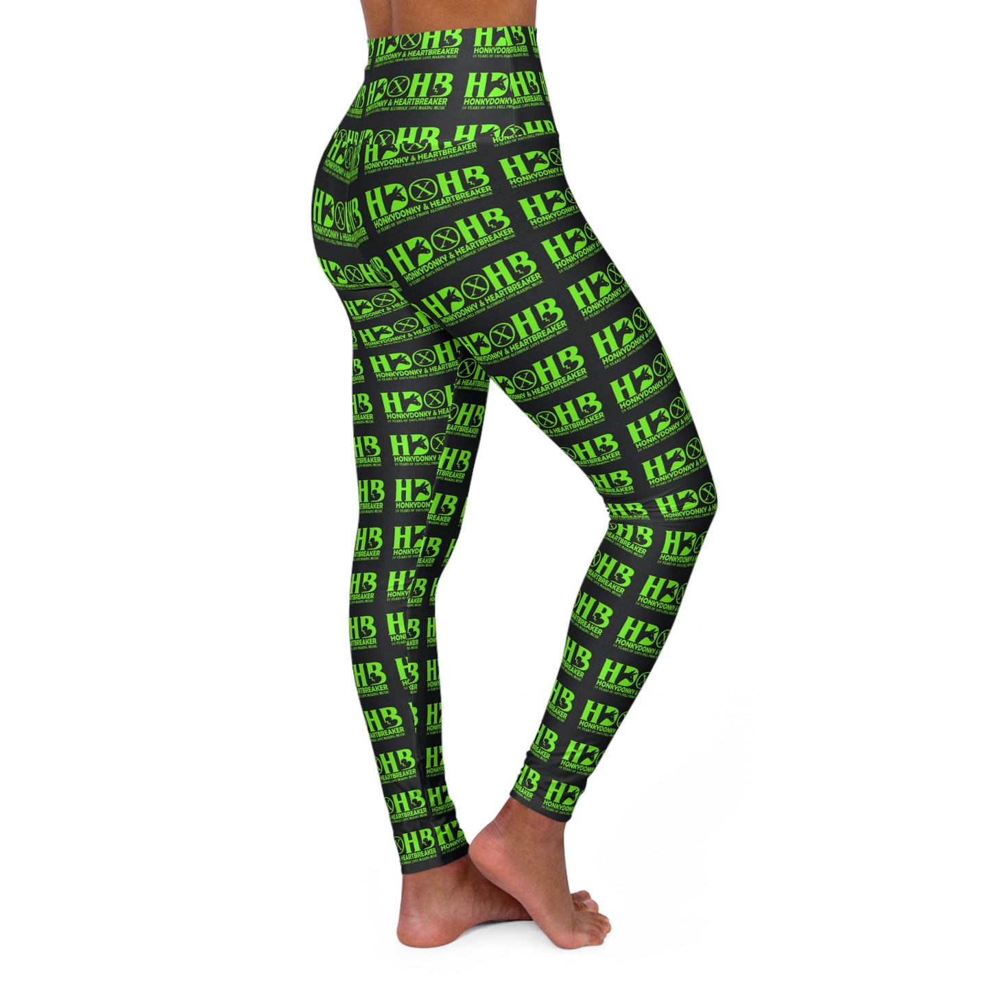 HD&HB GB - High Waisted Yoga Leggings (AOP)